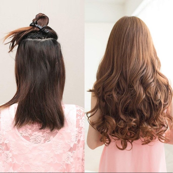 ✨ 20” Light Blonde 3/4 full head clip ins  NWT* ✨ main image 4